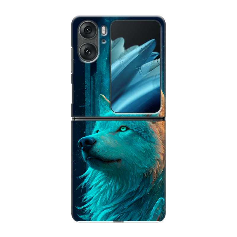 Пластиковый чехол на OPPO Find N2 Flip с принтом бабочки саккура Пластиковый чехол на OPPO Find N2 Flip с принтом бабочки саккура
