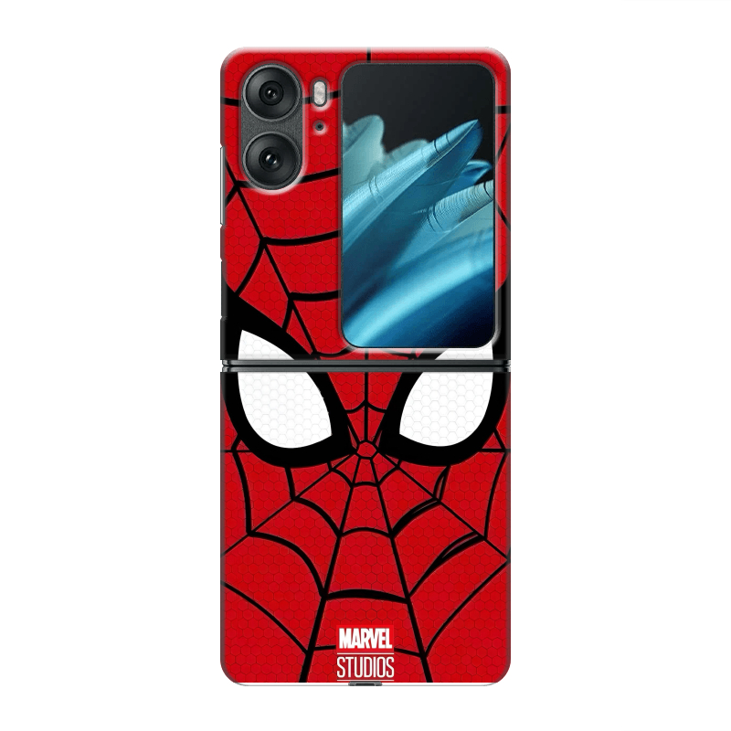Пластиковый чехол на OPPO Find N2 Flip с принтом человек паук spiderman Пластиковый чехол на OPPO Find N2 Flip с принтом человек паук spiderman