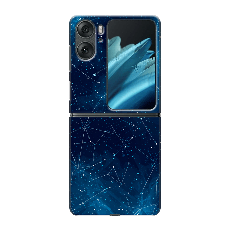 Пластиковый чехол на OPPO Find N2 Flip с принтом Космос звезды Пластиковый чехол на OPPO Find N2 Flip с принтом Космос звезды