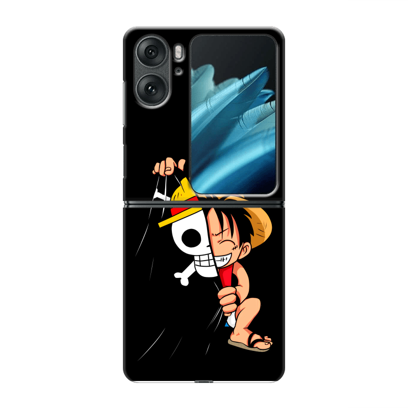 Пластиковый чехол на OPPO Find N2 Flip с принтом One Piece Ван Пис Пластиковый чехол на OPPO Find N2 Flip с принтом One Piece Ван Пис