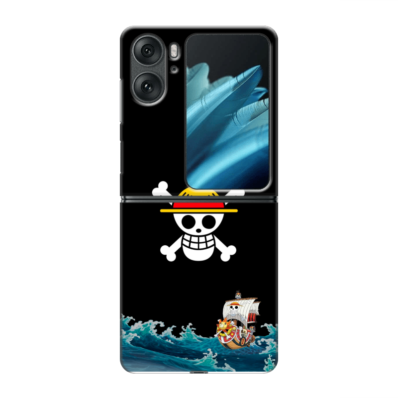 Пластиковый чехол на OPPO Find N2 Flip с принтом One Piece Ван Пис Пластиковый чехол на OPPO Find N2 Flip с принтом One Piece Ван Пис