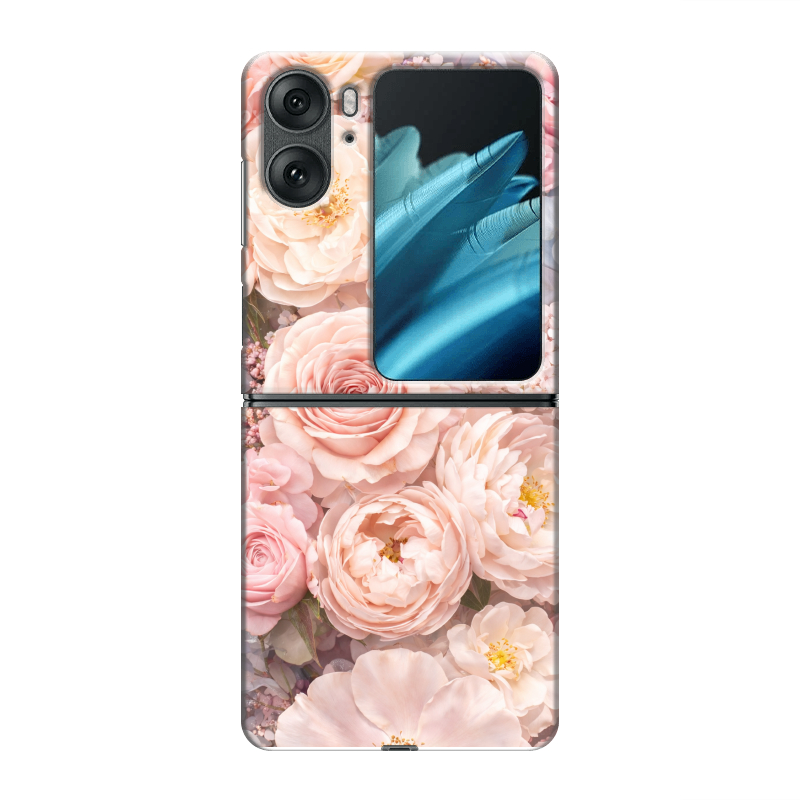 Пластиковый чехол на OPPO Find N2 Flip с принтом женский Пластиковый чехол на OPPO Find N2 Flip с принтом женский