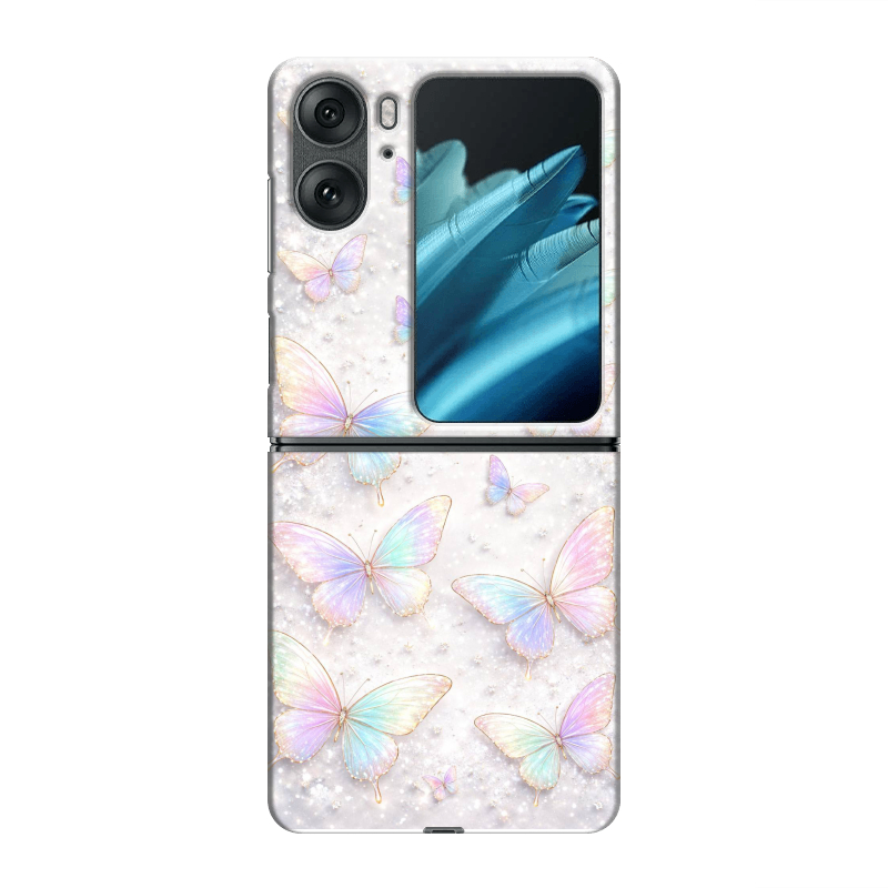 Пластиковый чехол на OPPO Find N2 Flip с принтом женский Пластиковый чехол на OPPO Find N2 Flip с принтом женский