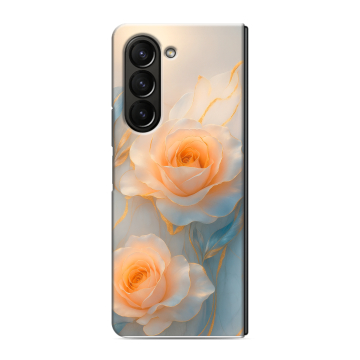 Пластиковый чехол на Samsung Galaxy Z Fold 5 с принтом Женский