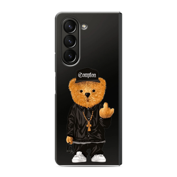 Пластиковый чехол на Samsung Galaxy Z Fold 5 с принтом Мишка Пластиковый чехол на Samsung Galaxy Z Fold 5 с принтом Мишка