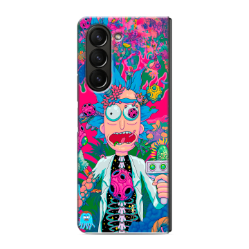 Пластиковый чехол на Samsung Galaxy Z Fold 5 с принтом Рик и Морти Rick Morty Пластиковый чехол на Samsung Galaxy Z Fold 5 с принтом Рик и Морти Rick Morty