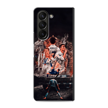 Пластиковый чехол на Samsung Galaxy Z Fold 5 с принтом Реал Роналдо Real Ronaldo Пластиковый чехол на Samsung Galaxy Z Fold 5 с принтом Реал Роналдо Real Ronaldo