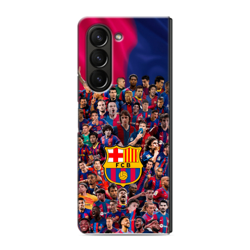 Пластиковый чехол на Samsung Galaxy Z Fold 5 с принтом Барселона Barcelona Пластиковый чехол на Samsung Galaxy Z Fold 5 с принтом Барселона Barcelona