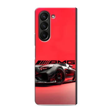 Пластиковый чехол на Samsung Galaxy Z Fold 5 с принтом Мерседес Mercedes AMG Пластиковый чехол на Samsung Galaxy Z Fold 5 с принтом Мерседес Mercedes AMG