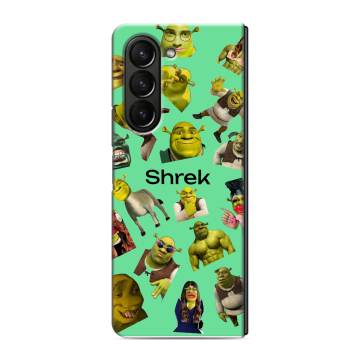 Пластиковый чехол на Samsung Galaxy Z Fold 5 с принтом Шрек Shrek Пластиковый чехол на Samsung Galaxy Z Fold 5 с принтом Шрек Shrek