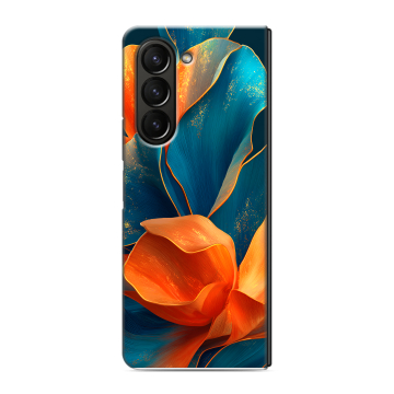 Пластиковый чехол на Samsung Galaxy Z Fold 5 с принтом Цветы Пластиковый чехол на Samsung Galaxy Z Fold 5 с принтом Цветы