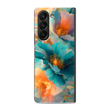 Пластиковый чехол на Samsung Galaxy Z Fold 5 с принтом Цветы Пластиковый чехол на Samsung Galaxy Z Fold 5 с принтом Цветы