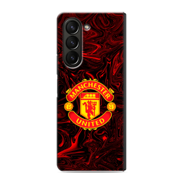 Пластиковый чехол на Samsung Galaxy Z Fold 5 с принтом Manchester United Пластиковый чехол на Samsung Galaxy Z Fold 5 с принтом Manchester United