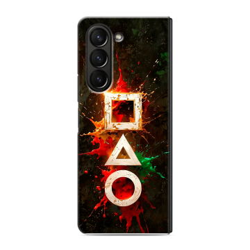 Пластиковый чехол на Samsung Galaxy Z Fold 5 с принтом Squid Game Игра кальмара Пластиковый чехол на Samsung Galaxy Z Fold 5 с принтом Squid Game Игра кальмара