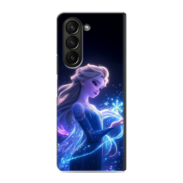 Пластиковый чехол на Samsung Galaxy Z Fold 5 с принтом Холодное сердце Frozen Пластиковый чехол на Samsung Galaxy Z Fold 5 с принтом Холодное сердце Frozen