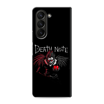 Пластиковый чехол на Samsung Galaxy Z Fold 5 с принтом Death note Тетрадь смерти Пластиковый чехол на Samsung Galaxy Z Fold 5 с принтом Death note Тетрадь смерти