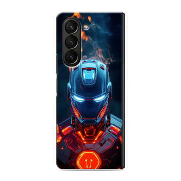 Пластиковый чехол на Samsung Galaxy Z Fold 5 с принтом IronMan Железный человек Пластиковый чехол на Samsung Galaxy Z Fold 5 с принтом IronMan Железный человек