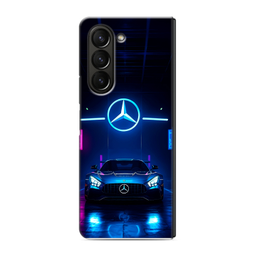 Пластиковый чехол на Samsung Galaxy Z Fold 5 с принтом Mercedes Мерседес Пластиковый чехол на Samsung Galaxy Z Fold 5 с принтом Mercedes Мерседес