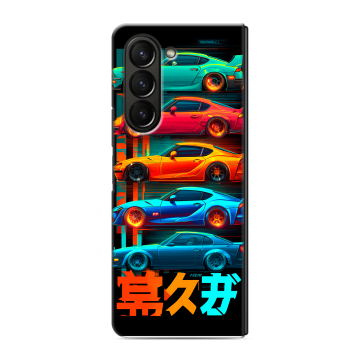 Пластиковый чехол на Samsung Galaxy Z Fold 5 с принтом машины тачки Пластиковый чехол на Samsung Galaxy Z Fold 5 с принтом машины тачки