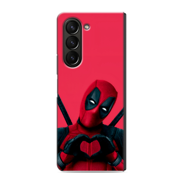 Пластиковый чехол на Samsung Galaxy Z Fold 5 с принтом Дедпул Deadpool Пластиковый чехол на Samsung Galaxy Z Fold 5 с принтом Дедпул Deadpool