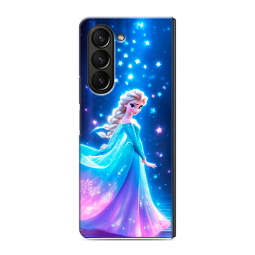 Пластиковый чехол на Samsung Galaxy Z Fold 5 с принтом Холодное сердце Frozen Пластиковый чехол на Samsung Galaxy Z Fold 5 с принтом Холодное сердце Frozen