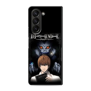 Пластиковый чехол на Samsung Galaxy Z Fold 5 с принтом Death note Тетрадь смерти Пластиковый чехол на Samsung Galaxy Z Fold 5 с принтом Death note Тетрадь смерти