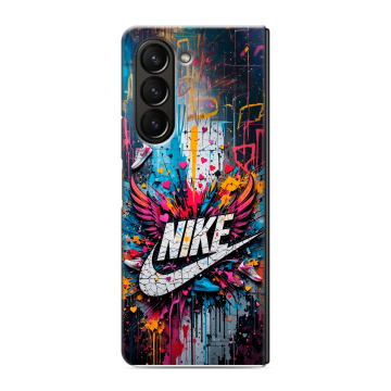 Пластиковый чехол на Samsung Galaxy Z Fold 5 с принтом Nike Найк Пластиковый чехол на Samsung Galaxy Z Fold 5 с принтом Nike Найк