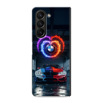 Пластиковый чехол на Samsung Galaxy Z Fold 5 с принтом BMW БМВ Пластиковый чехол на Samsung Galaxy Z Fold 5 с принтом BMW БМВ