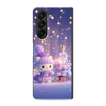 Пластиковый чехол на Samsung Galaxy Z Fold 5 с принтом Новый год Пластиковый чехол на Samsung Galaxy Z Fold 5 с принтом Новый год