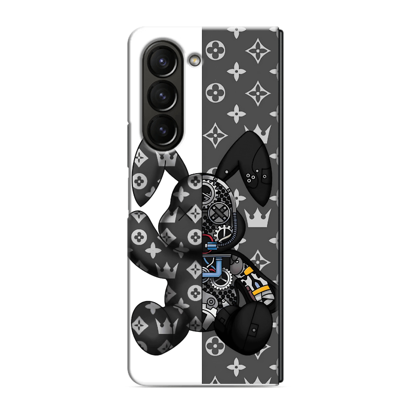 Пластиковый чехол на Samsung Galaxy Z Fold 5 с принтом Луи робот Пластиковый чехол на Samsung Galaxy Z Fold 5 с принтом Луи робот