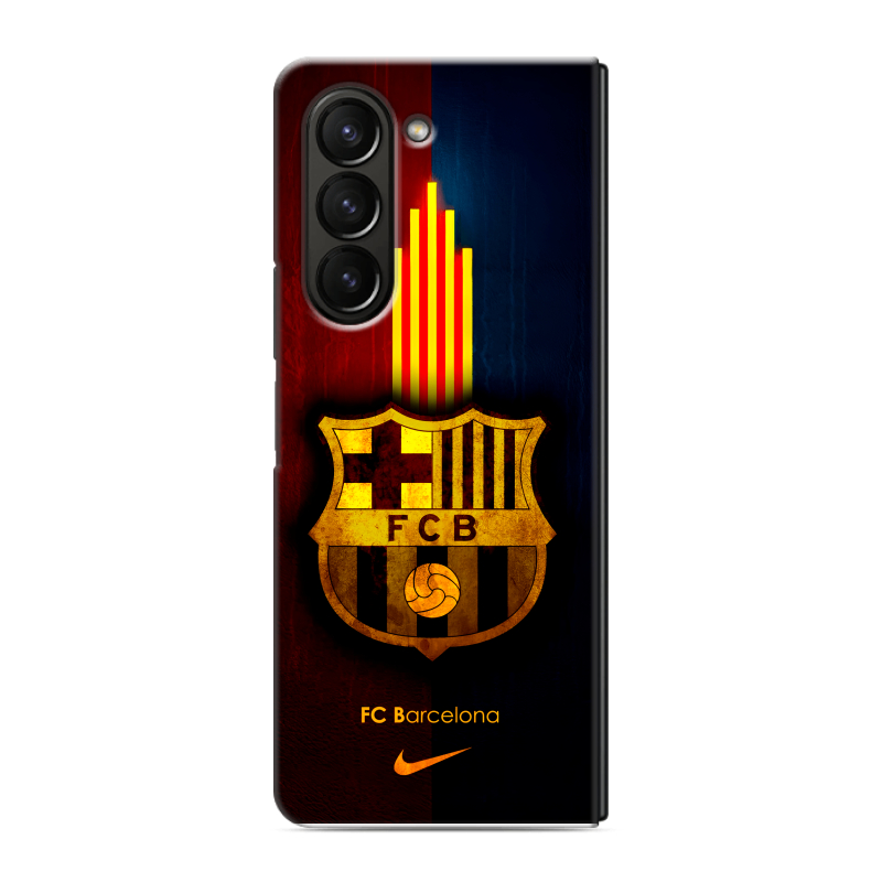 Пластиковый чехол на Samsung Galaxy Z Fold 5 с принтом Барселона Barcelona Пластиковый чехол на Samsung Galaxy Z Fold 5 с принтом Барселона Barcelona