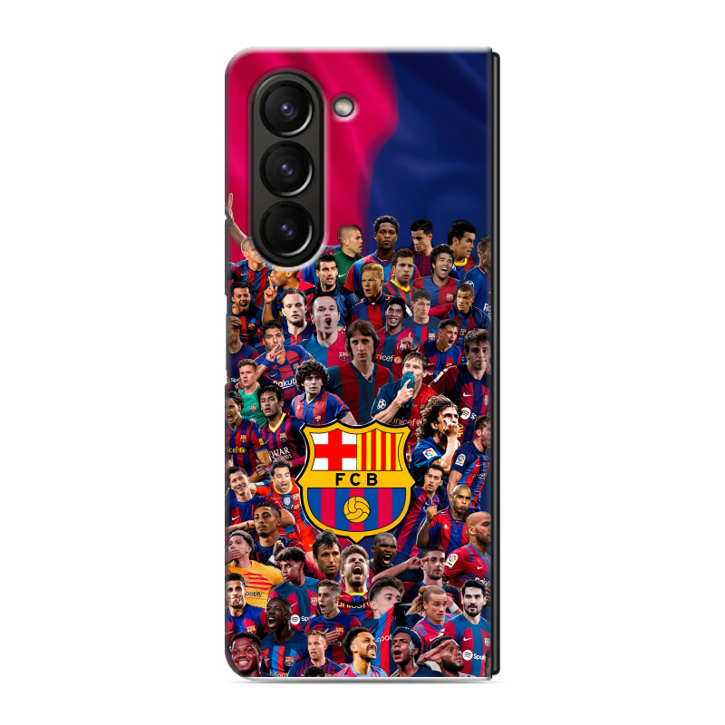 Пластиковый чехол на Samsung Galaxy Z Fold 5 с принтом Барселона Barcelona Пластиковый чехол на Samsung Galaxy Z Fold 5 с принтом Барселона Barcelona