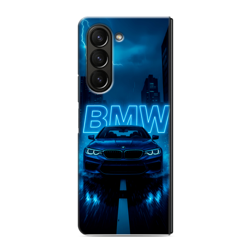 Пластиковый чехол на Samsung Galaxy Z Fold 5 с принтом BMW БМВ Пластиковый чехол на Samsung Galaxy Z Fold 5 с принтом BMW БМВ