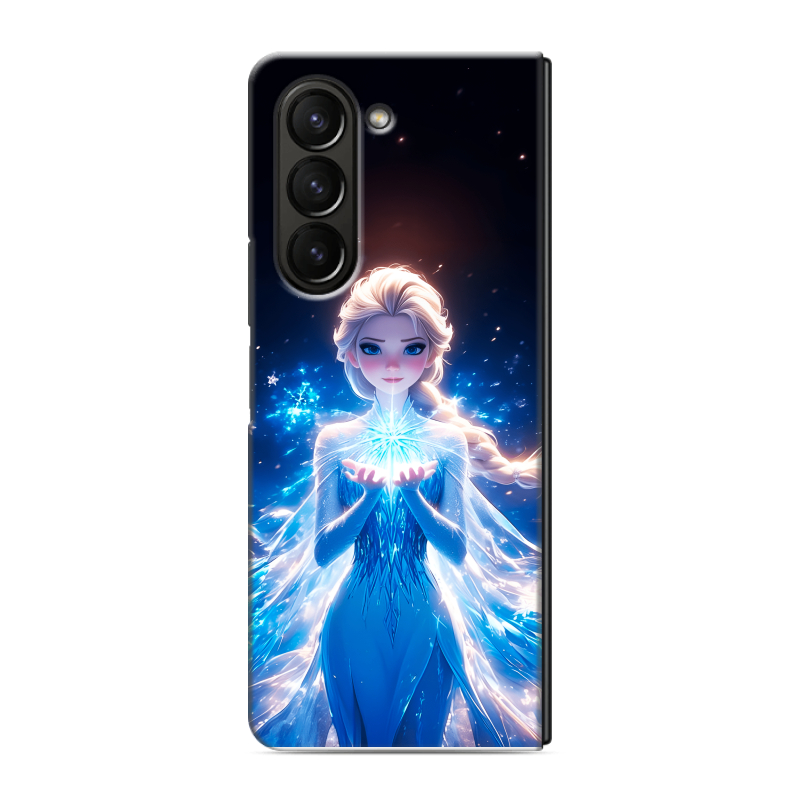Пластиковый чехол на Samsung Galaxy Z Fold 5 с принтом Холодное сердце Frozen Пластиковый чехол на Samsung Galaxy Z Fold 5 с принтом Холодное сердце Frozen