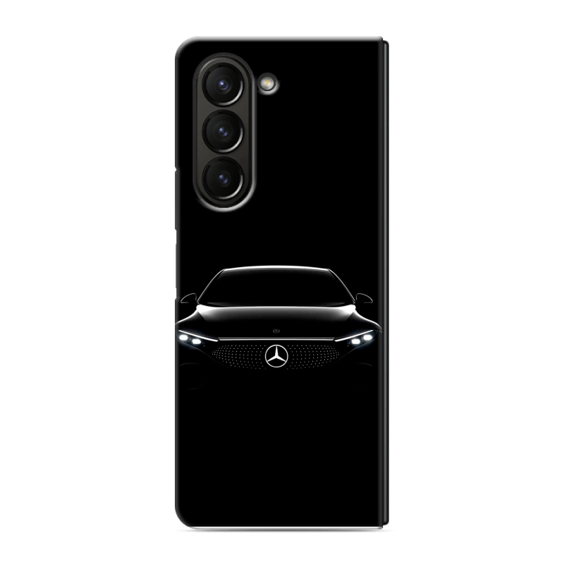 Пластиковый чехол на Samsung Galaxy Z Fold 5 с принтом Mercedes Мерседес Пластиковый чехол на Samsung Galaxy Z Fold 5 с принтом Mercedes Мерседес