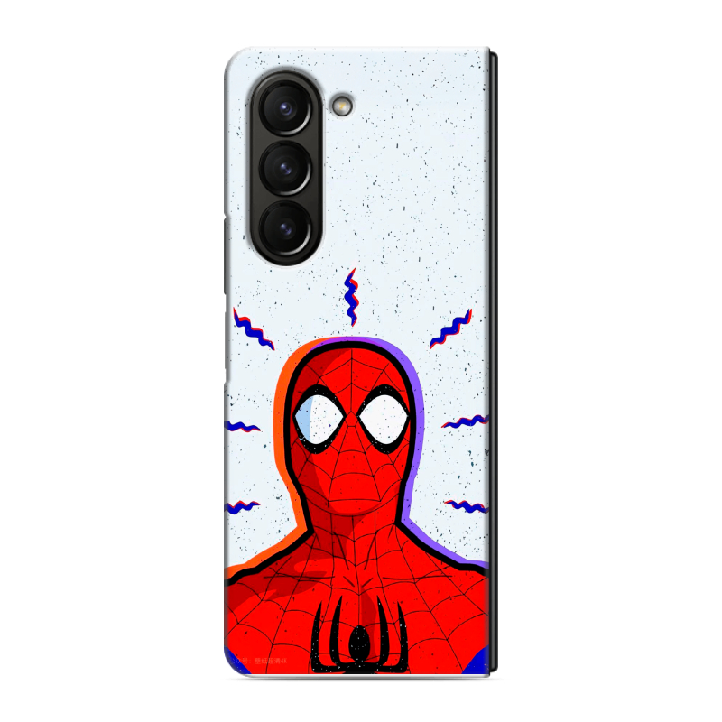 Пластиковый чехол на Samsung Galaxy Z Fold 5 с принтом Spiderman Человек паук Пластиковый чехол на Samsung Galaxy Z Fold 5 с принтом Spiderman Человек паук