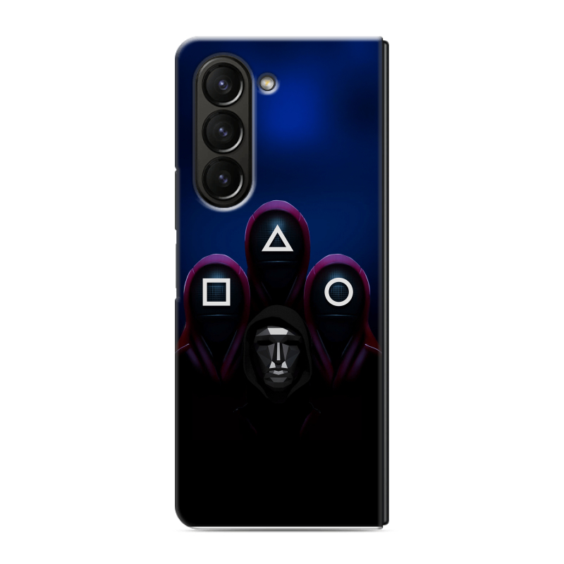 Пластиковый чехол на Samsung Galaxy Z Fold 5 с принтом Игра Кальмара Пластиковый чехол на Samsung Galaxy Z Fold 5 с принтом Игра Кальмара