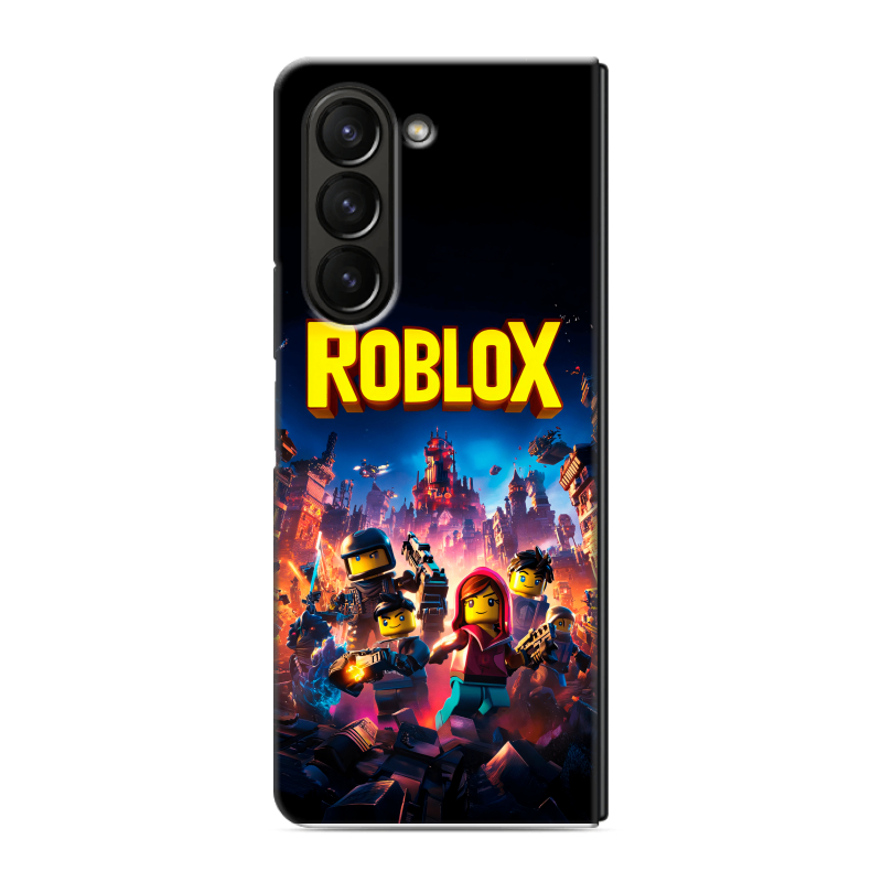 Пластиковый чехол на Samsung Galaxy Z Fold 5 с принтом Roblox Роблокс Пластиковый чехол на Samsung Galaxy Z Fold 5 с принтом Roblox Роблокс