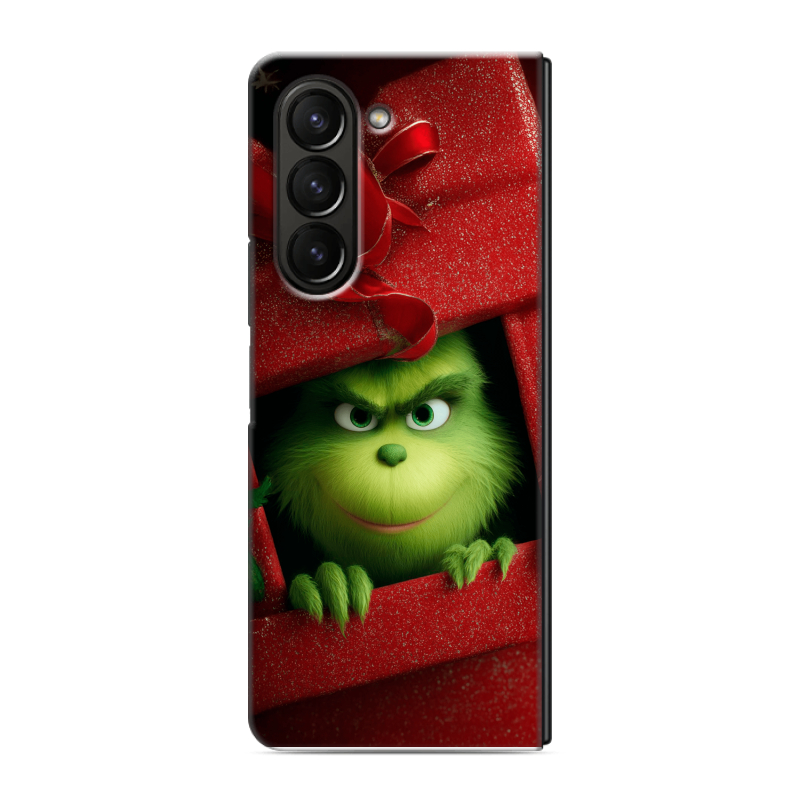 Пластиковый чехол на Samsung Galaxy Z Fold 5 с принтом Новый год Пластиковый чехол на Samsung Galaxy Z Fold 5 с принтом Новый год