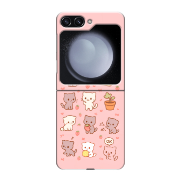 Пластиковый чехол на Samsung Galaxy Z Flip 5 с принтом Hello Kitty Хелоу Кити Пластиковый чехол на Samsung Galaxy Z Flip 5 с принтом Hello Kitty Хелоу Кити