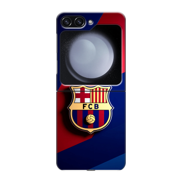Пластиковый чехол на Samsung Galaxy Z Flip 5 с принтом Барселона Barcelona Пластиковый чехол на Samsung Galaxy Z Flip 5 с принтом Барселона Barcelona