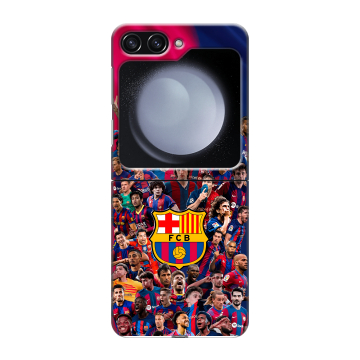 Пластиковый чехол на Samsung Galaxy Z Flip 5 с принтом Барселона Barcelona Пластиковый чехол на Samsung Galaxy Z Flip 5 с принтом Барселона Barcelona