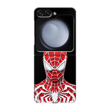 Пластиковый чехол на Samsung Galaxy Z Flip 5 с принтом человек паук spiderman Пластиковый чехол на Samsung Galaxy Z Flip 5 с принтом человек паук spiderman