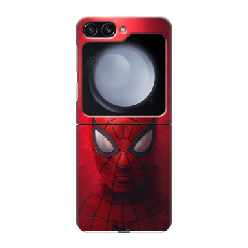 Пластиковый чехол на Samsung Galaxy Z Flip 5 с принтом Spiderman Человек паук Пластиковый чехол на Samsung Galaxy Z Flip 5 с принтом Spiderman Человек паук