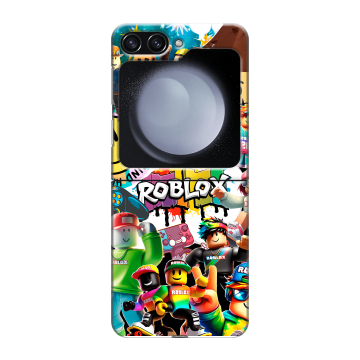 Пластиковый чехол на Samsung Galaxy Z Flip 5 с принтом Roblox Роблокс Пластиковый чехол на Samsung Galaxy Z Flip 5 с принтом Roblox Роблокс
