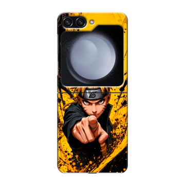 Пластиковый чехол на Samsung Galaxy Z Flip 5 с принтом Naruto Наруто