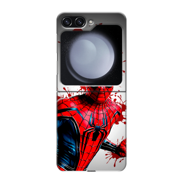 Пластиковый чехол на Samsung Galaxy Z Flip 5 с принтом Spiderman Человек паук