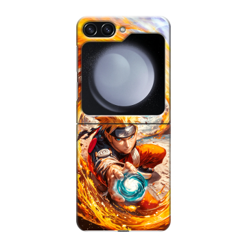 Пластиковый чехол на Samsung Galaxy Z Flip 5 с принтом Аниме Наруто Naruto