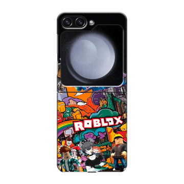 Пластиковый чехол на Samsung Galaxy Z Flip 5 с принтом Roblox Роблокс Пластиковый чехол на Samsung Galaxy Z Flip 5 с принтом Roblox Роблокс