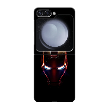 Пластиковый чехол на Samsung Galaxy Z Flip 5 с принтом IronMan Железный человек